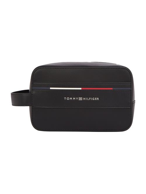 TOMMY HILFIGER Toilettaske 'FOUNDATION'  navy / rubinrød / sort / hvid