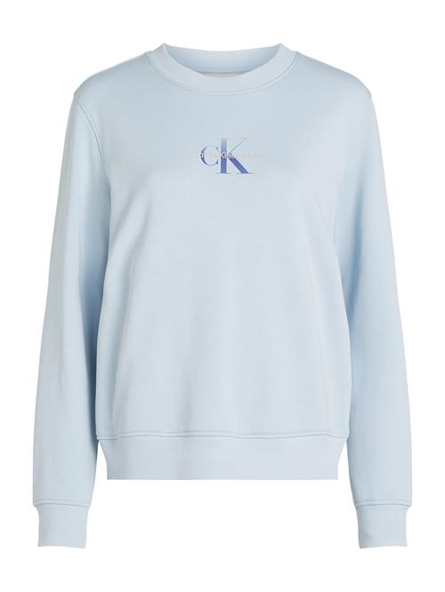 Calvin Klein Jeans Sweatshirt  blå / lyseblå / hvid