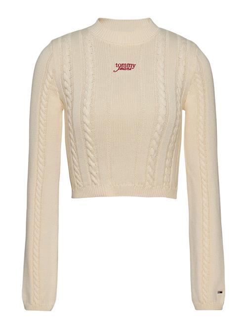 Se Tommy Jeans Pullover  creme / rød ved About You