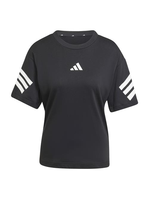 Se ADIDAS SPORTSWEAR Funktionsbluse 'FI 3S'  sort / hvid ved About You