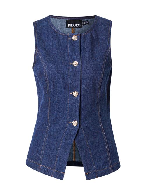 PIECES Vest 'PCFABIA'  blue denim