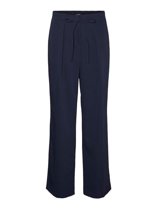 VERO MODA Bukser med lægfolder 'VMIsolde'  navy