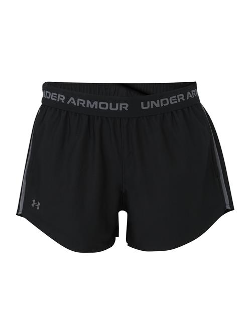 UNDER ARMOUR Sportsbukser 'Play Up'  grå / sort