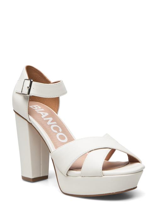 Biacarly Plateau Sandal Pu Bianco White