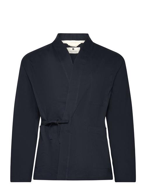 Akjesper Kimono Overshirt Anerkjendt Navy