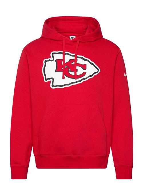 NIKE Fan Gear Nike Club Fleece Pullover Hoodie NIKE Fan Gear Red