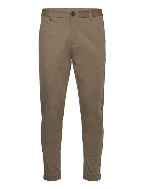 Lindbergh Superflex Knitted Cropped Pant Lindbergh Brown