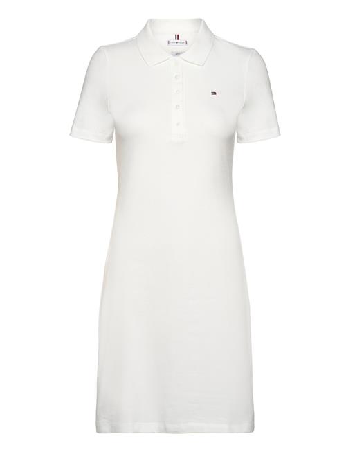 1985 Slim Pique Polo Dress Ss Tommy Hilfiger White