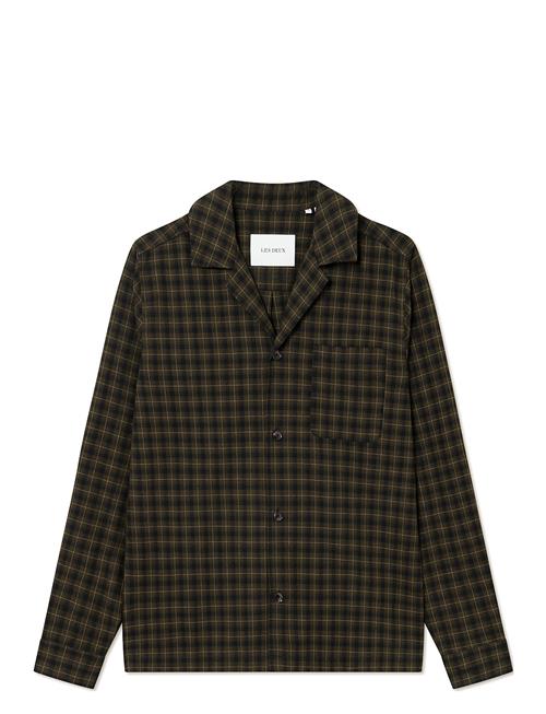 Les Deux Ludwig Flannel Pyjama Shirt & Pants Les Deux Black