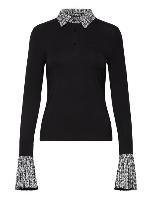 Karl Lagerfeld Lslv Boucle Polo Karl Lagerfeld Black