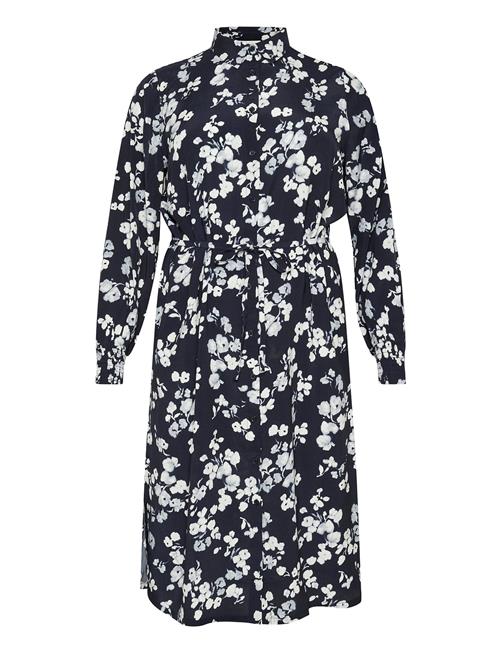 Kaffe Curve Kcalicia Shirt Dress Kaffe Curve Navy