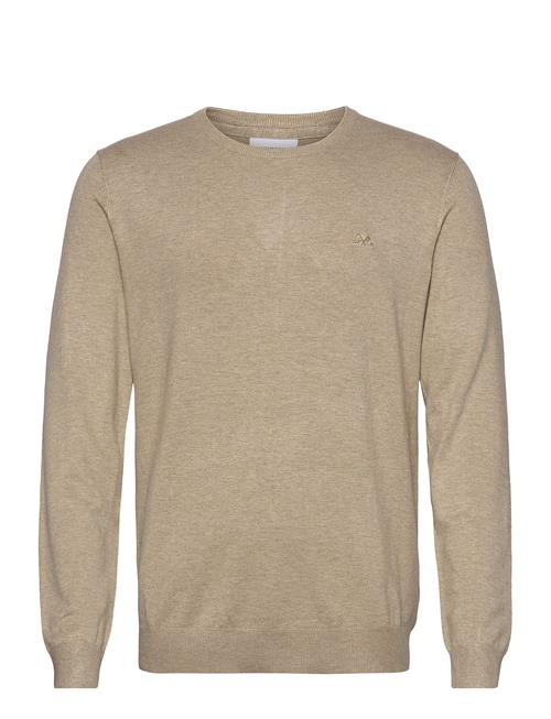 Ecovero L/S O-Neck Knit Lindbergh Beige