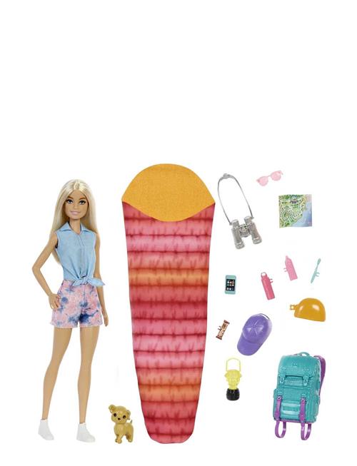 Dreamhouse Adventures It Takes Two “Malibu” Camping Doll And Accessories Barbie Patterned
