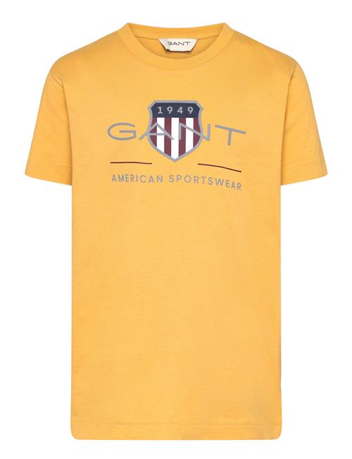 GANT Archive Shield Ss T-Shirt GANT Yellow