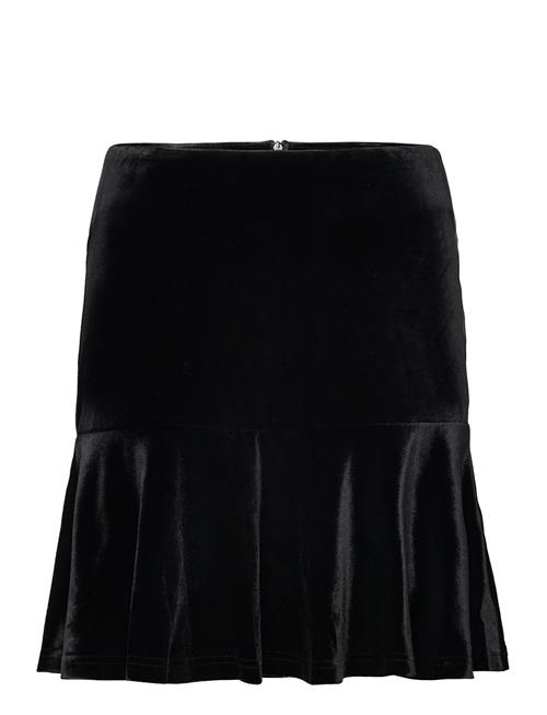 Indie Velour Skirt Ella&il Black