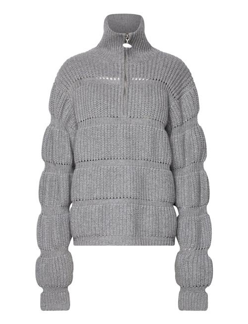 Cannari Concept Merino Knit With Zipper Cannari Concept Grey