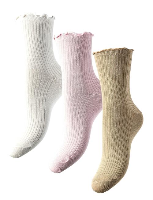 Pcafia 3-Pack Socks Pieces White