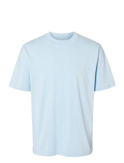 Selected Homme Slhcolman Ss O-Neck Tee Noos Selected Homme Blue