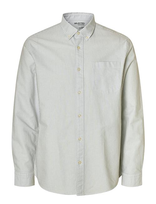 Slhregrick-Ox Flex Shirt Ls S Selected Homme Green