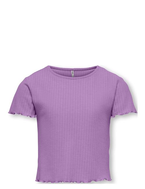 Kids Only Kognella S/S O-Neck Top Noos Jrs Kids Only Purple