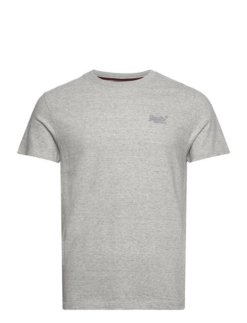 Essential Logo Emb Tee Superdry Grey