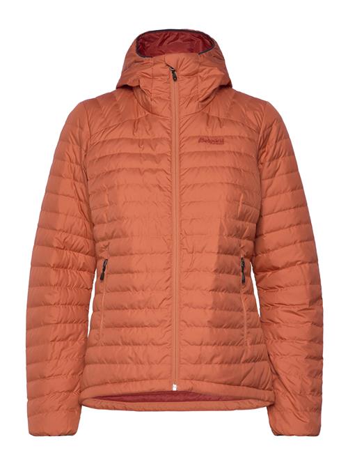 Lava Light Down Jacket W/Hood Women Jade Green Xs Bergans Orange