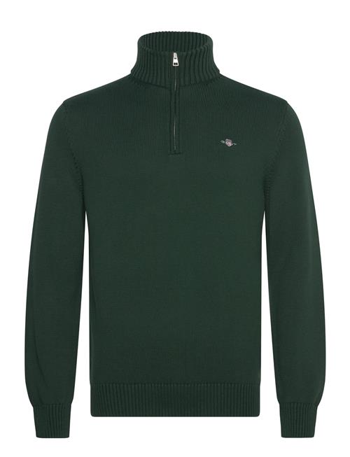 Casual Cotton Half Zip GANT Green