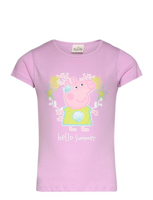 Short-Sleeved T-Shirt Peppa Pig Purple