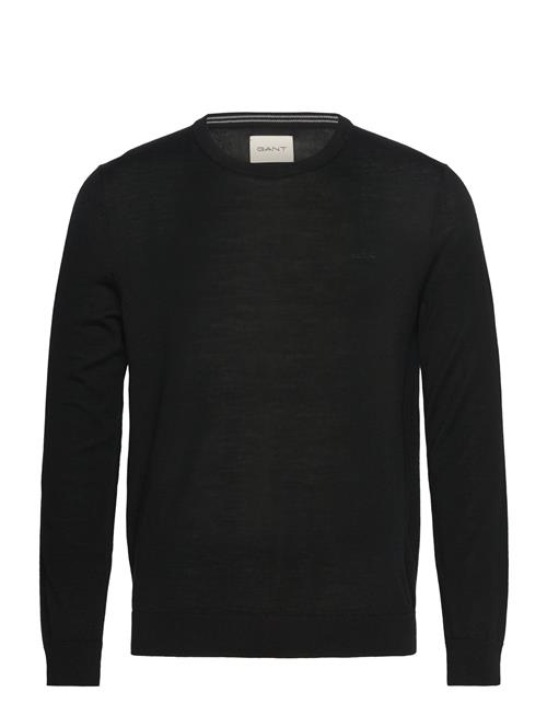 Extrafine Merino Wool C-Neck GANT Black