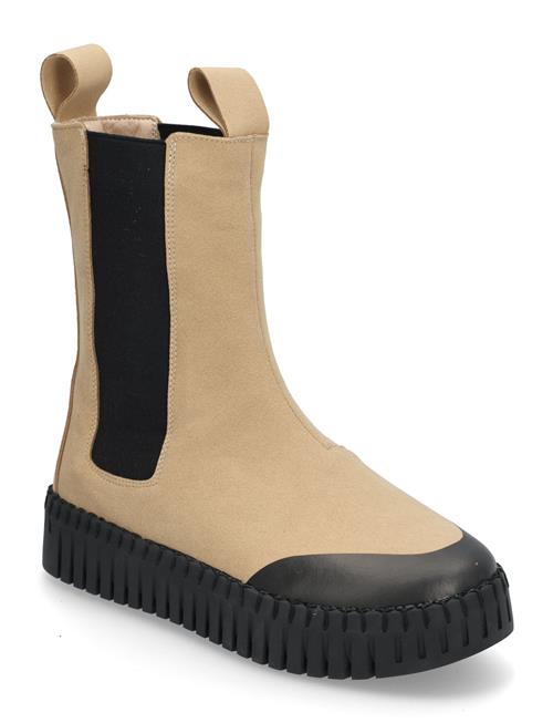 Ilse Jacobsen Long Chelsea Boots Ilse Jacobsen Beige