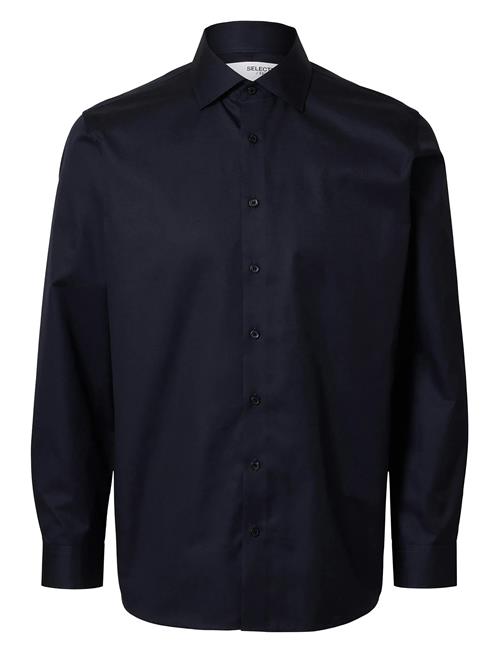 Slhreg-Ethan Shirt Ls Spread Noos Selected Black