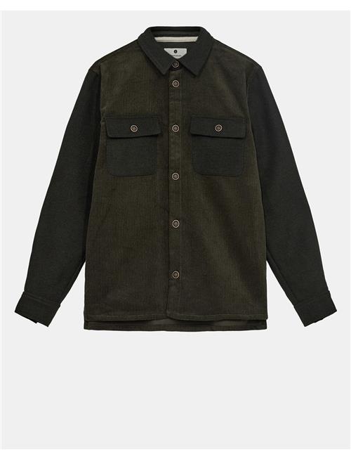 Anerkjendt Akoscar Cord Mix Overshirt Anerkjendt Khaki