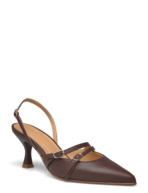 ALOHAS Joelle Brown Leather Pumps ALOHAS Brown