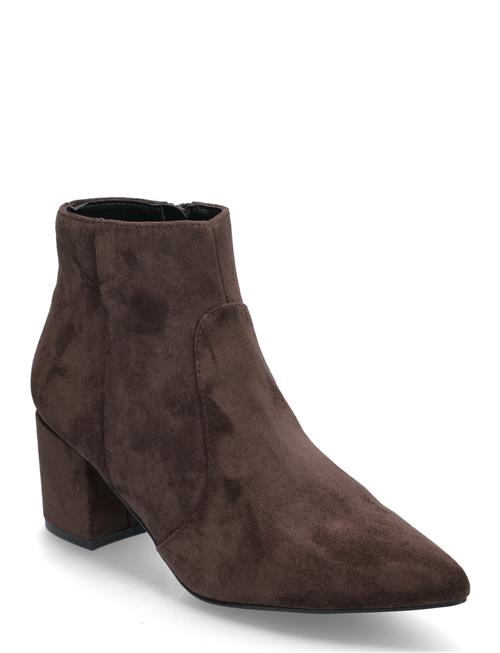 Biadevived Ankle Boot Faux Suede Bianco Brown