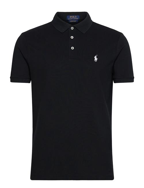 Polo Ralph Lauren Custom Slim Fit Stretch Mesh Polo Shirt Polo Ralph Lauren Black