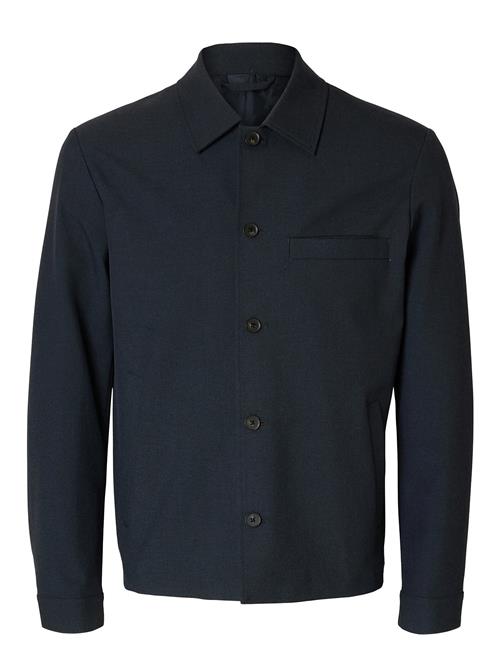 Slhreg-Robert Overshirt Noos Selected Homme Navy