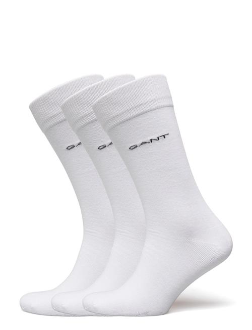 Soft Cotton Socks 3-Pack GANT White