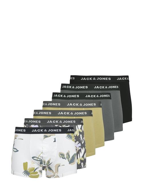 Jack & Jones Jacabstract Trunks 7 Pack Jack & J S Khaki