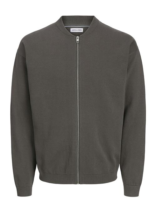 Jack & Jones Jjcalvin Knit Bomber Cardigan Jack & J S Grey