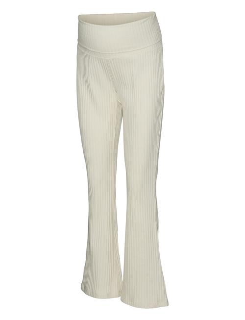 Mamalicious Mlbeysa Flared Jrs Pants 2F Mamalicious Cream