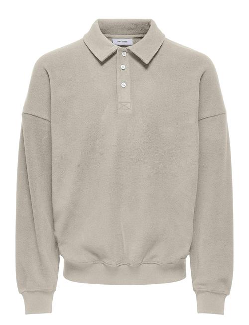 ONLY & SONS Onsdominic Rlx Ls Rugby Sweat Vd ONLY & SONS Grey