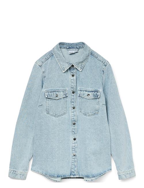 Vero Moda Vmjennie Ls Denim Shirt Mix Ga Noos Vero Moda Blue