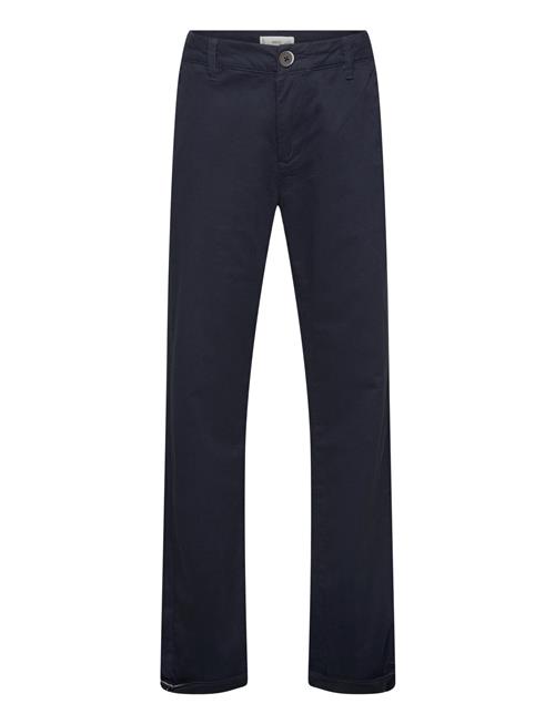 Mango Cotton Chinos Mango Navy