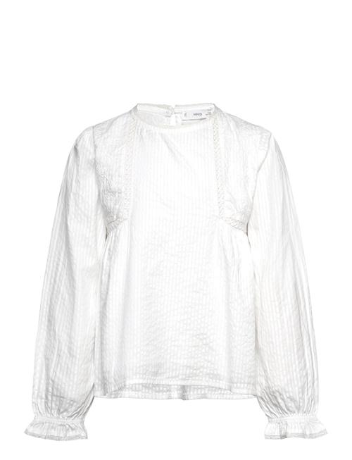 Embroidered Details Blouse Mango White