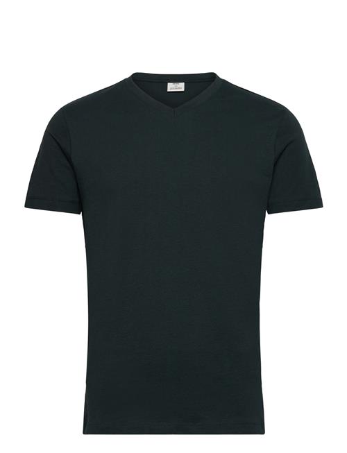 100 Cotton Slim-Fit V-Neck T-Shirt Mango Black