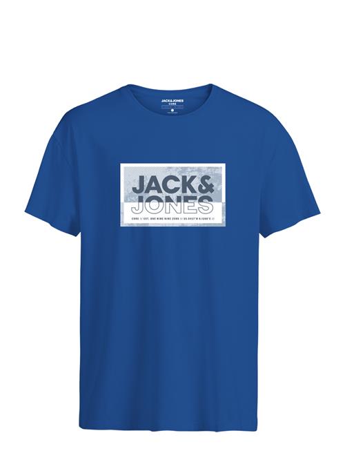 Jack & Jones Jcologan Tee Ss Crew Neck Sn Mni Jack & J S Blue