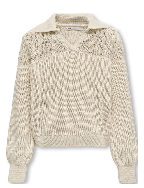 Kids Only Kogmeryl Life Ls Polo Neck Knt Kids Only Beige