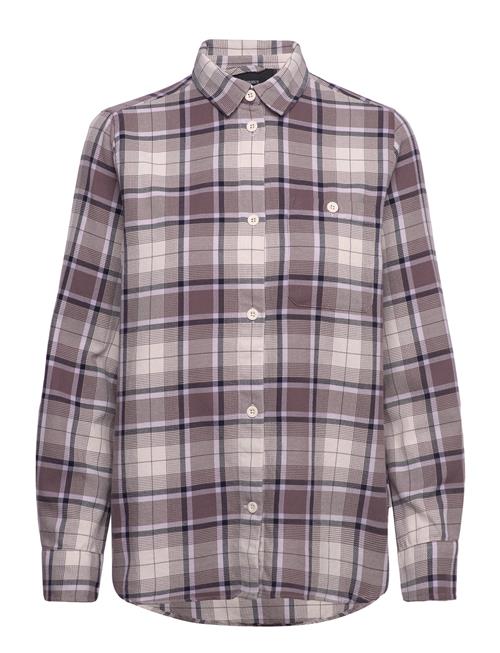 Peak Performance W Cotton Flannel Shirt Peak Performance Brown