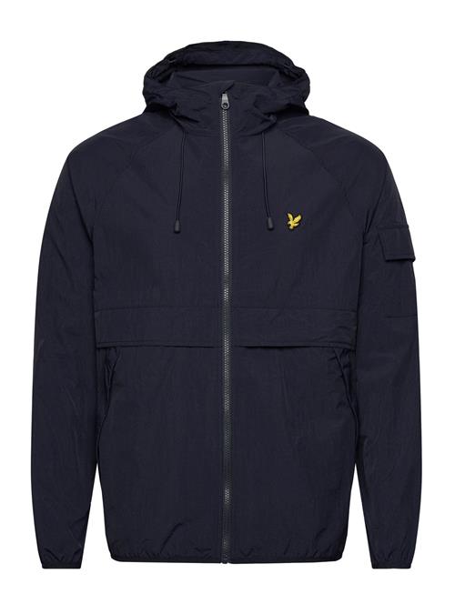 Hooded Windbreaker Jacket Lyle & Scott Navy