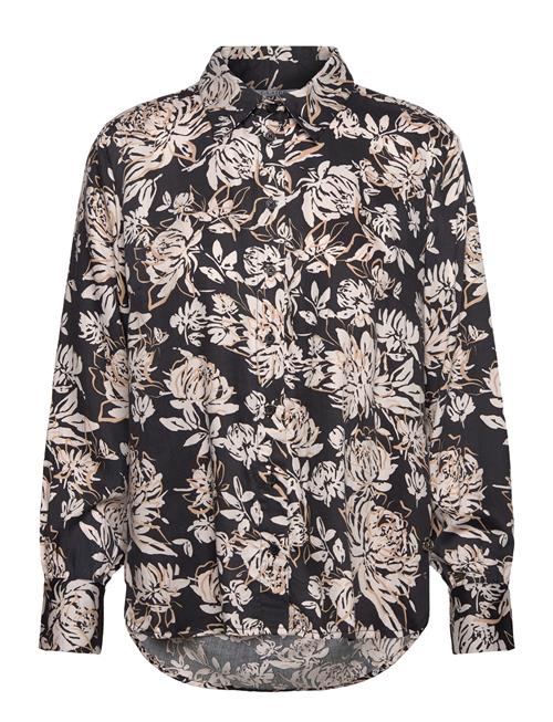 Cwrenee Peonies - Shirt Claire Woman Black